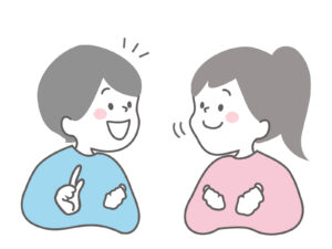目を見て話す，とむ。様作成