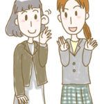 傾聴力を高める人のイラスト（人間関係を良くする聞き方）