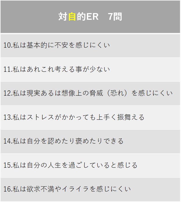 自我とは？対自的ER7問