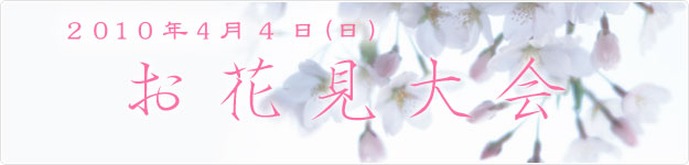 ２０１０年 お花見大会