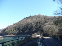 ↑嵐山の全景(相模湖観光協会HPより)