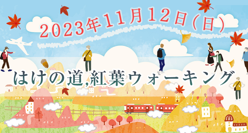 ダイコミュイベント『2023年11月12日(日) はけの道,紅葉ウォーキング』