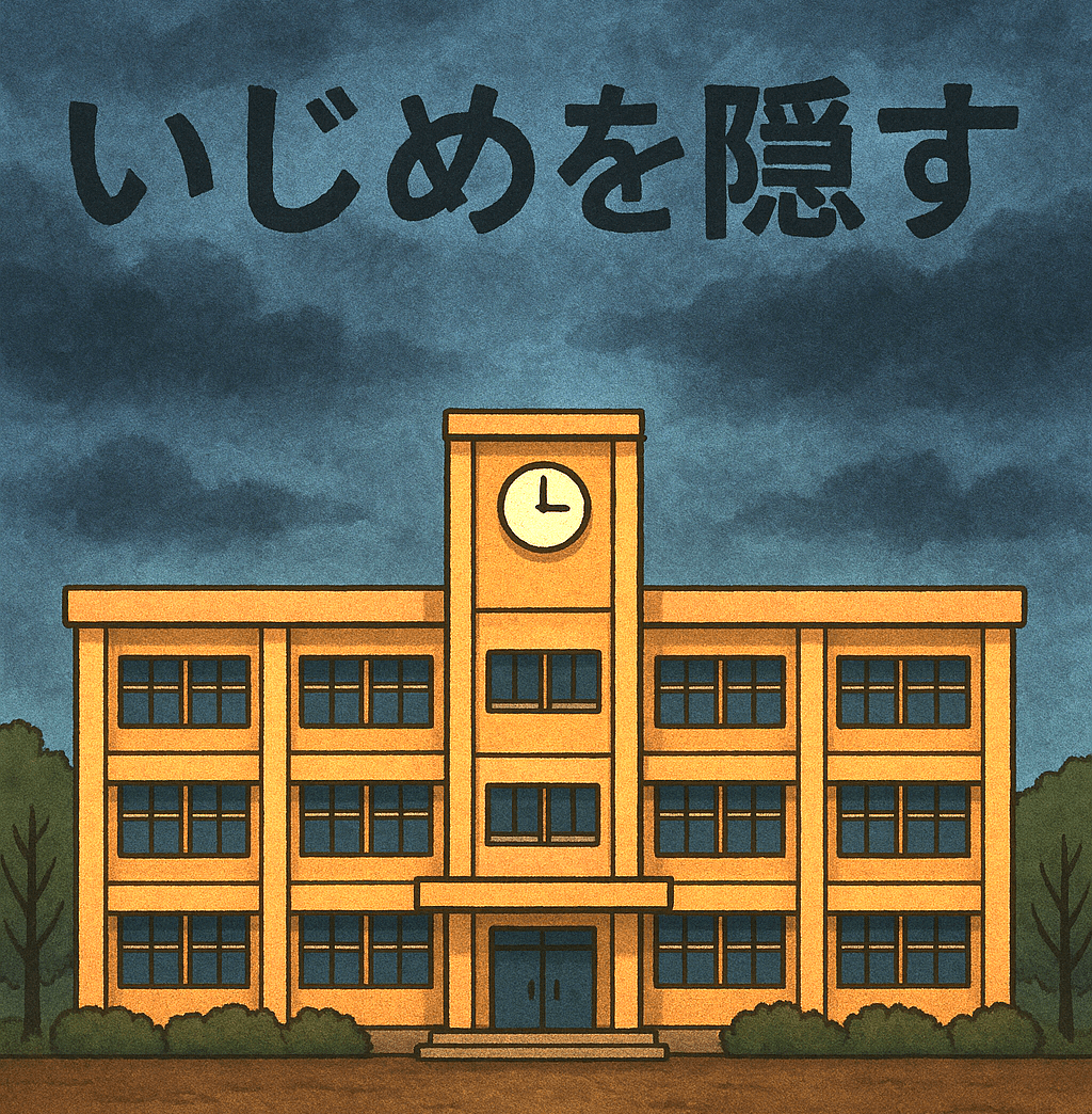 いじめを隠蔽する学校