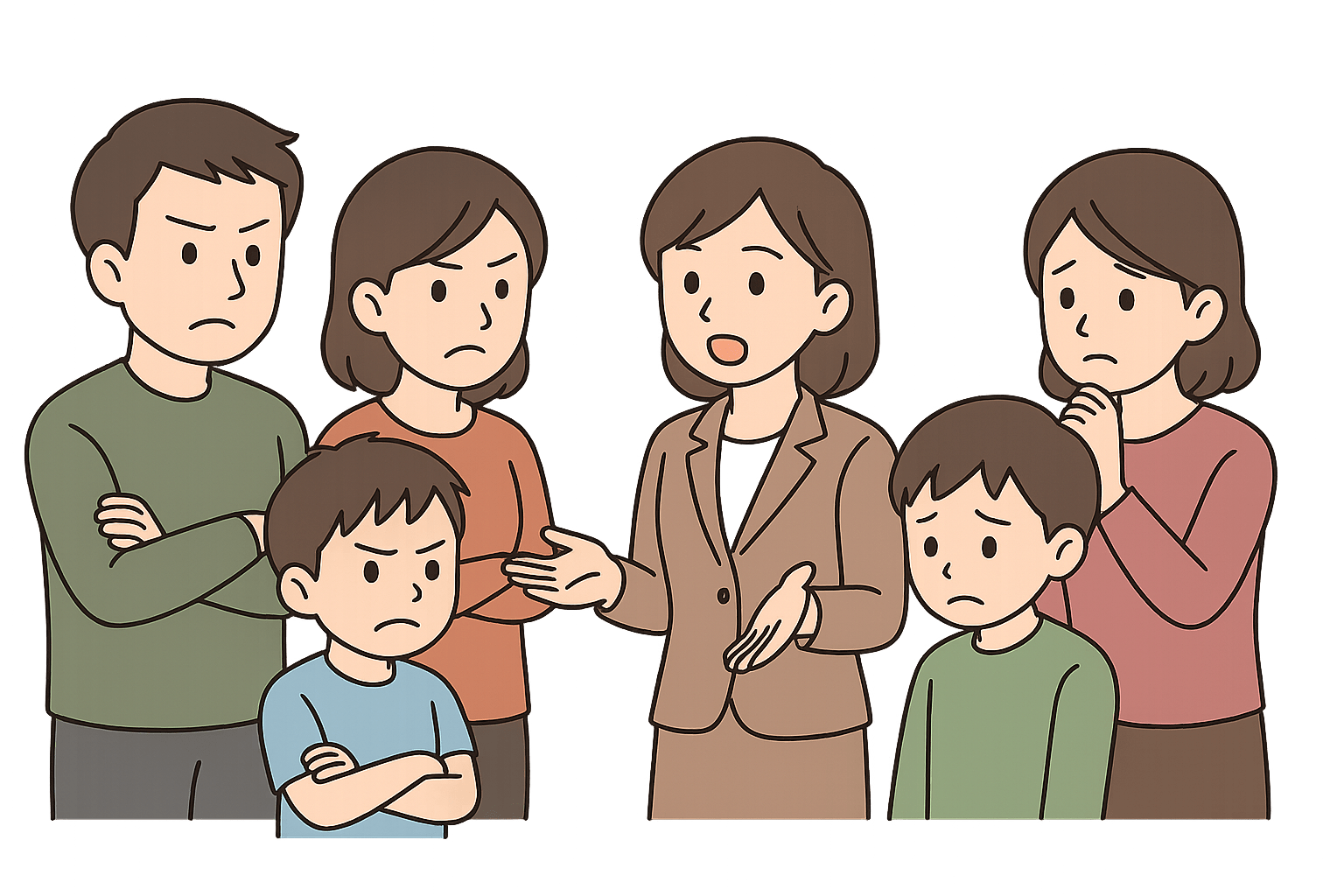 いじめ,相手の親,話し合い