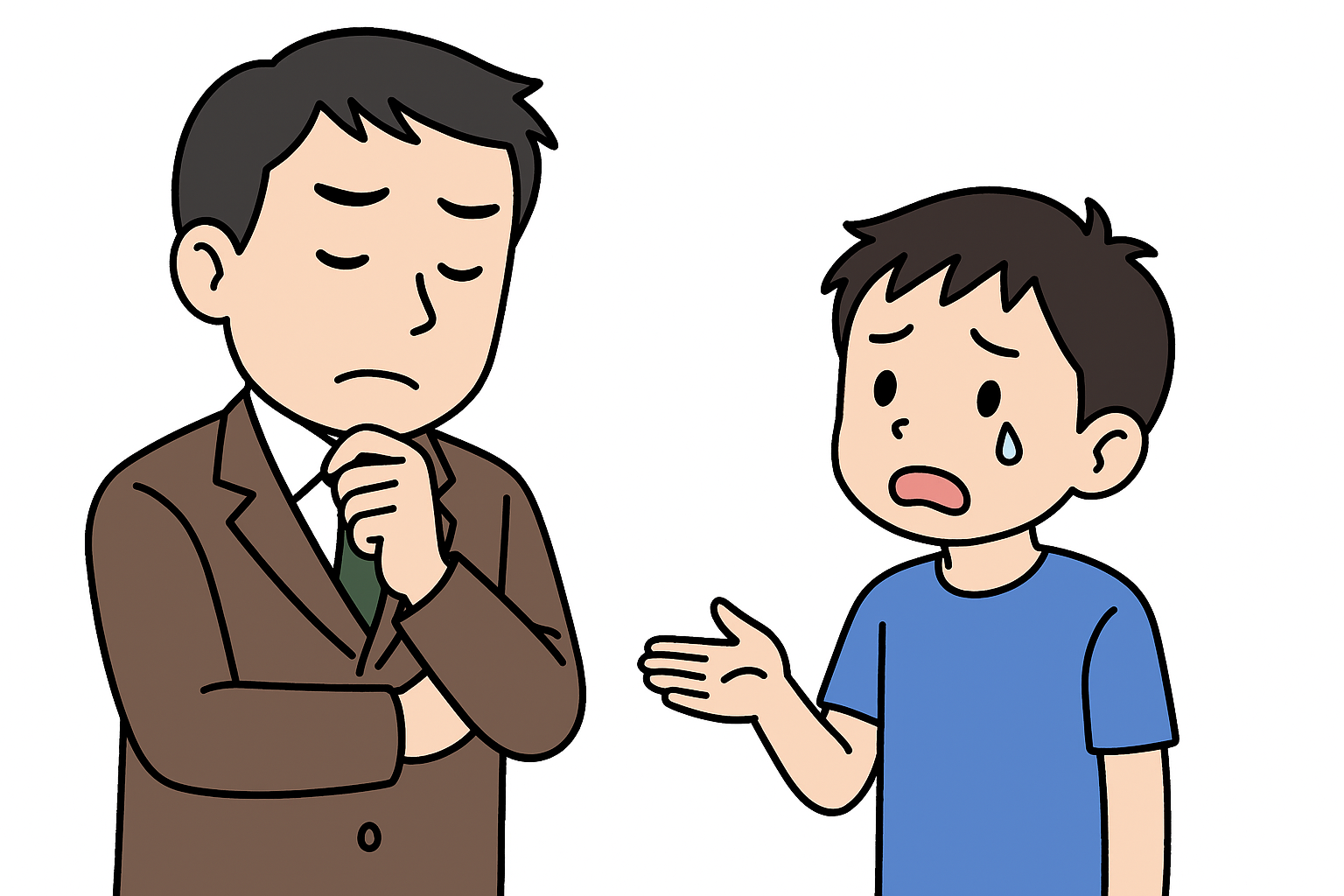 いじめを対応しない先生