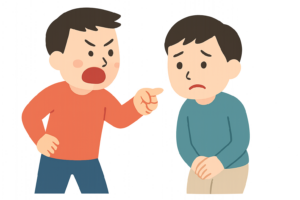 攻撃的自己表現による対人トラブルの一場面｜アサーティブコミュニケーションの対比に最適