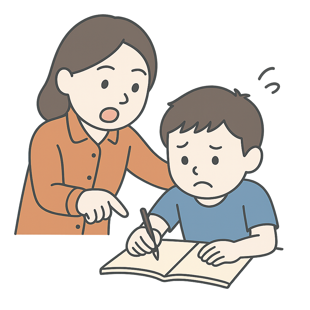 干渉する親，課題の分離