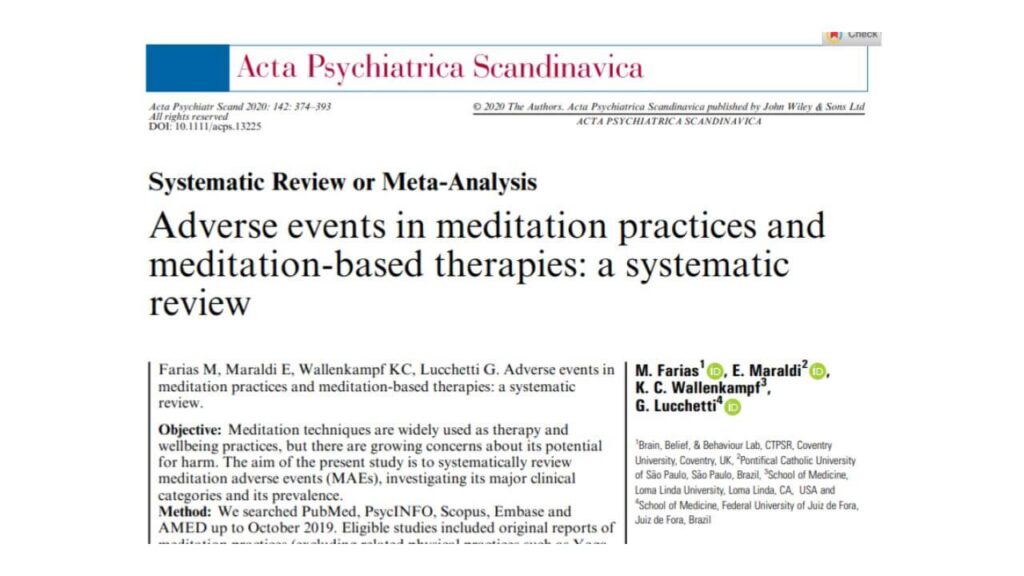 マインドフルネス研究を示す画像