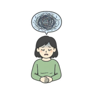 マインドフルネス実践で抑うつ感が強まる可能性のイメージ