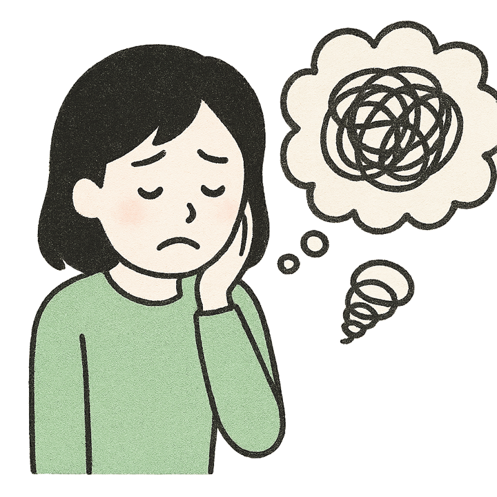 不安になりやすい女性，認知療法で改善