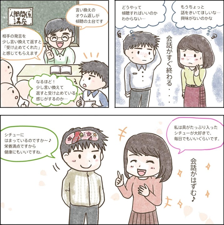 傾聴スキルマンガ